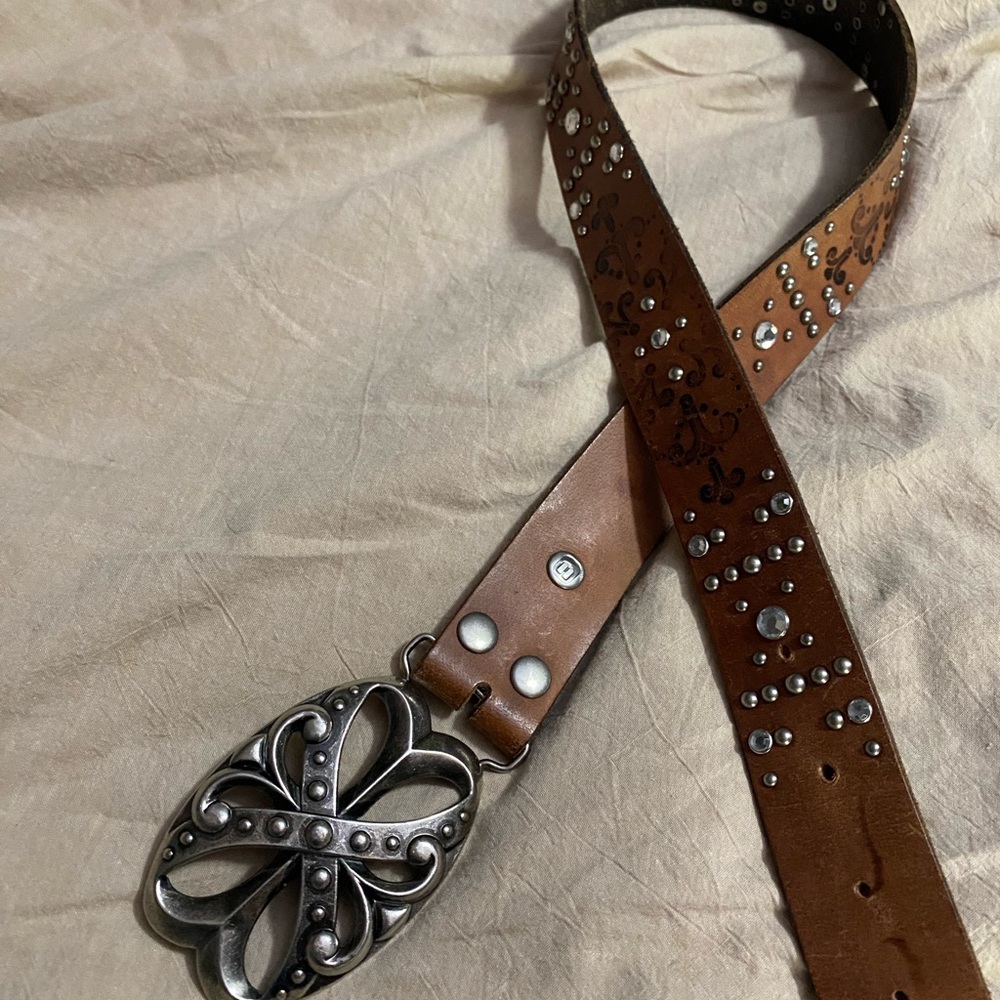 BKE Leather Sparkle Belt Medium